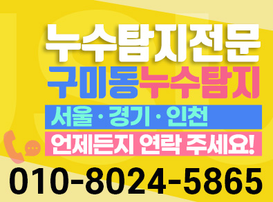 구미동누수탐지